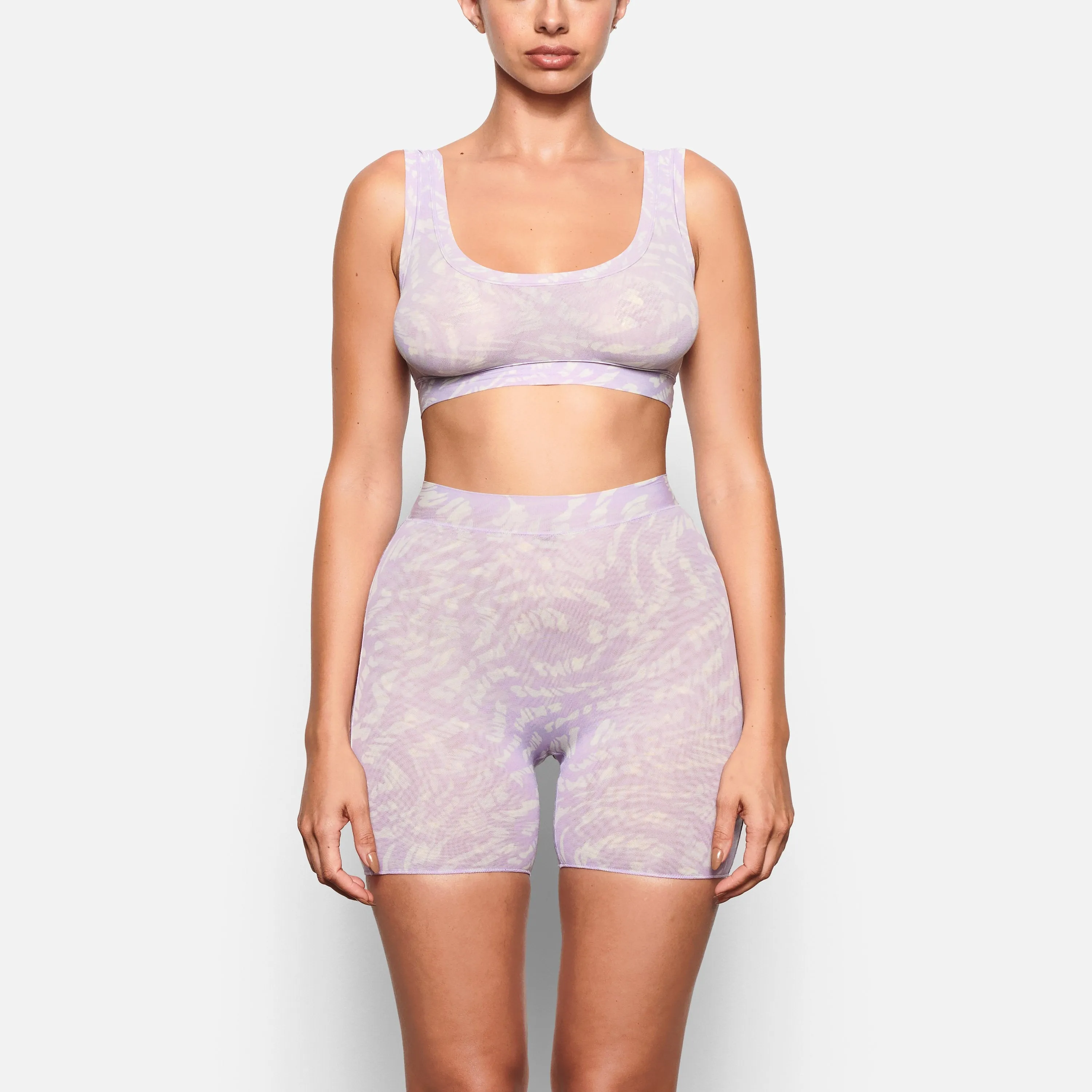 SUMMER MESH SHORT | LILAC SWIRL