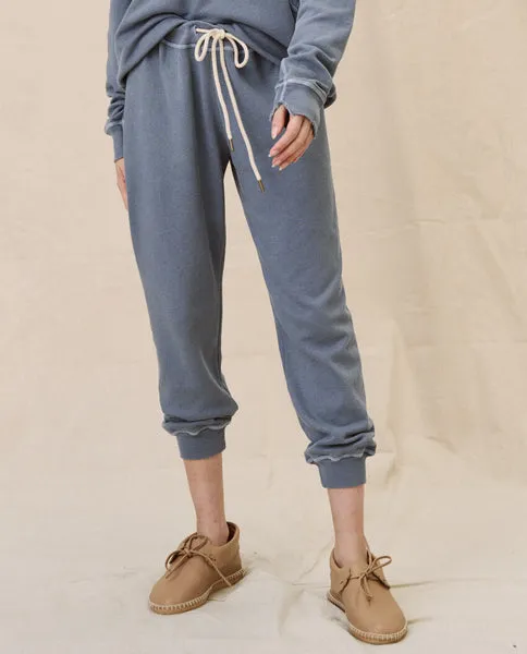 The Cropped Sweatpant, Vintage Blue