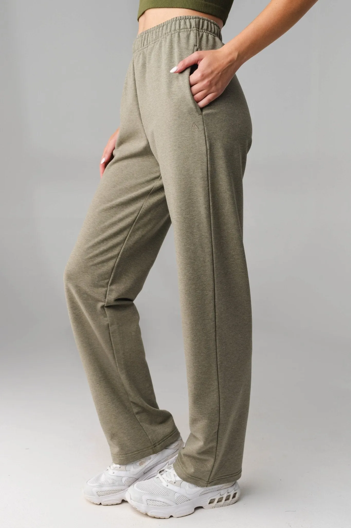 Vitality Studio Trouser - Matcha Marl