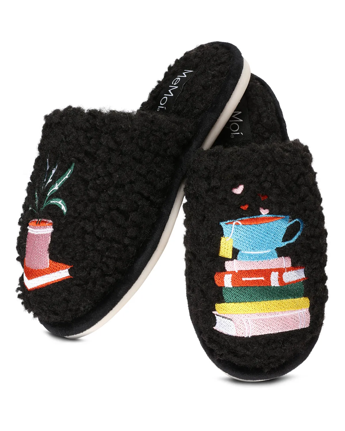 Women's Book Club Plush Slippers