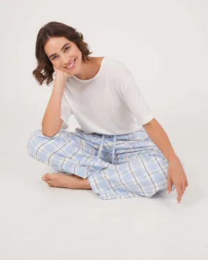 Women's Brushed Cotton Pyjama Trousers - Fulmer Check