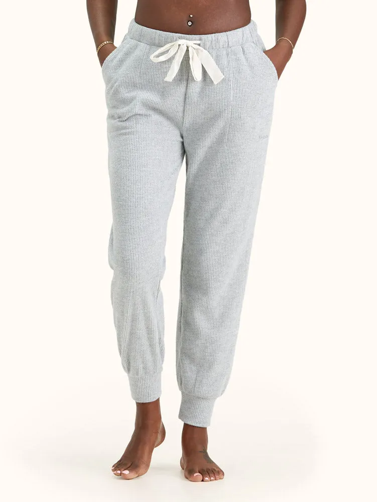 Women's Brushed Waffle Jogger