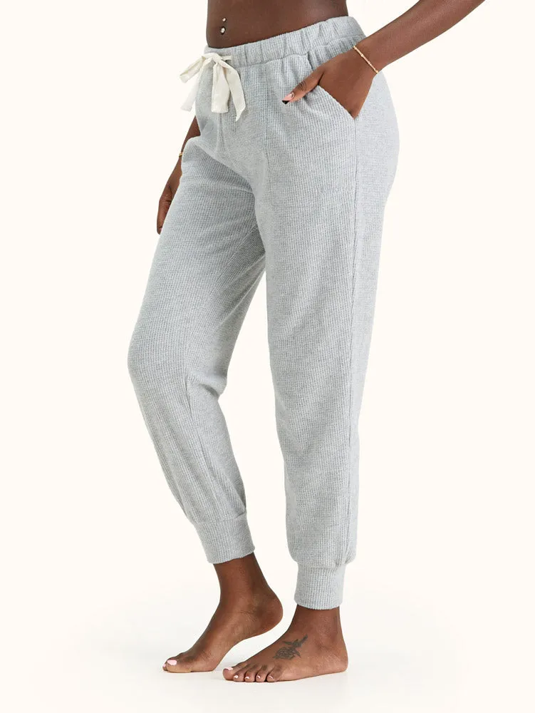 Women's Brushed Waffle Jogger