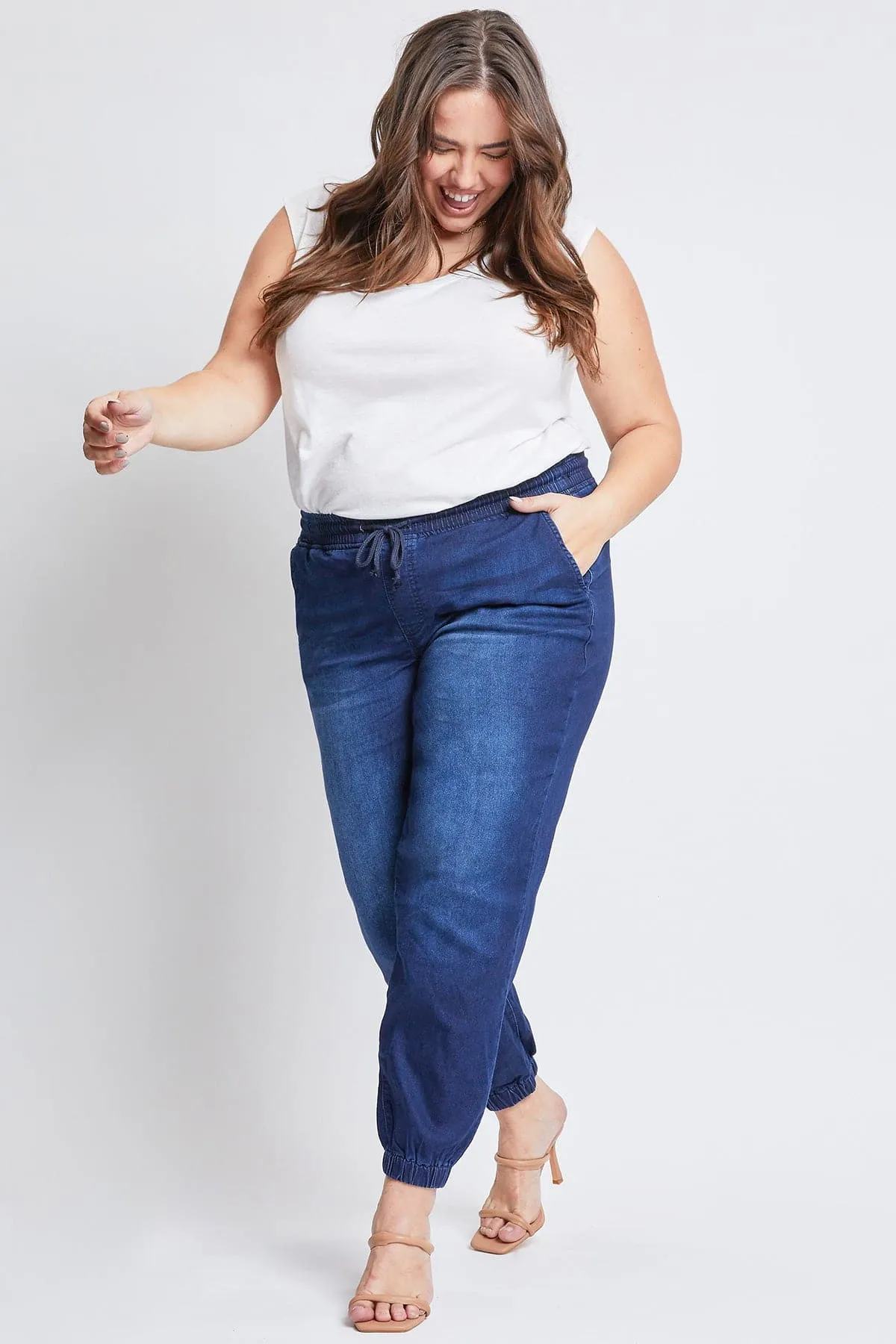 Women's Plus Size Essential Loungewear Joggers