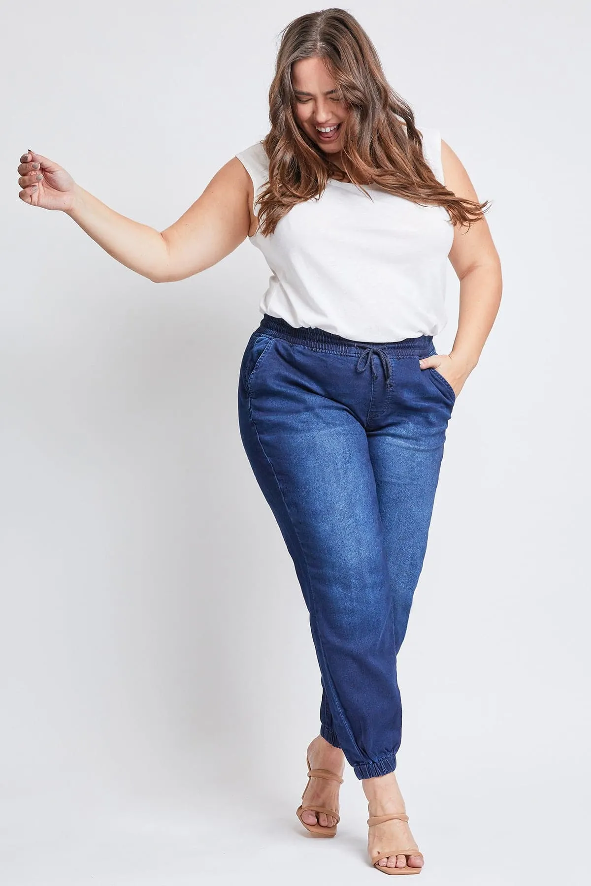 Women's Plus Size Essential Loungewear Joggers