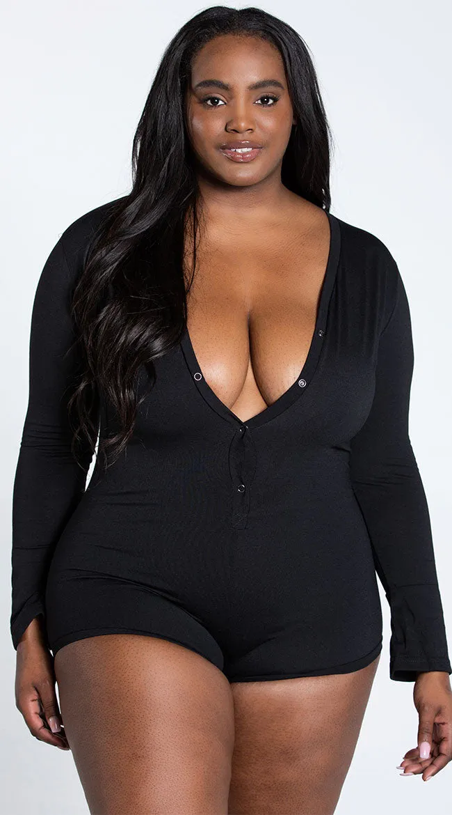 Yandy Plus Size Snap Out Of It Romper