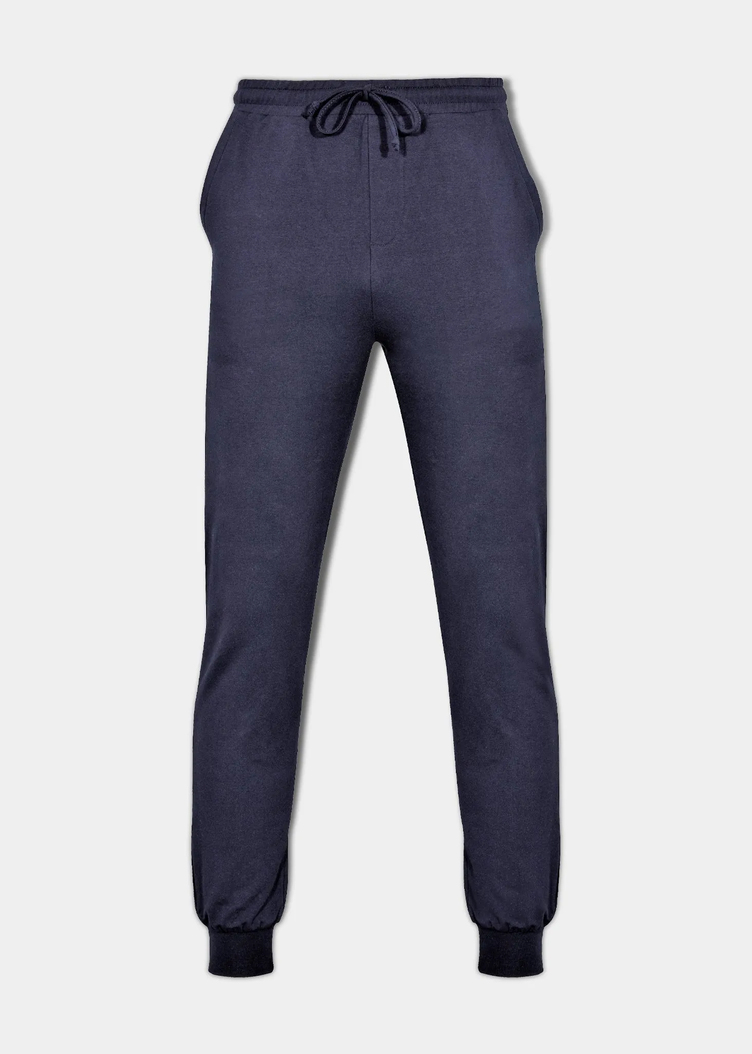 Yenston Cotton Lounge Pants In Navy