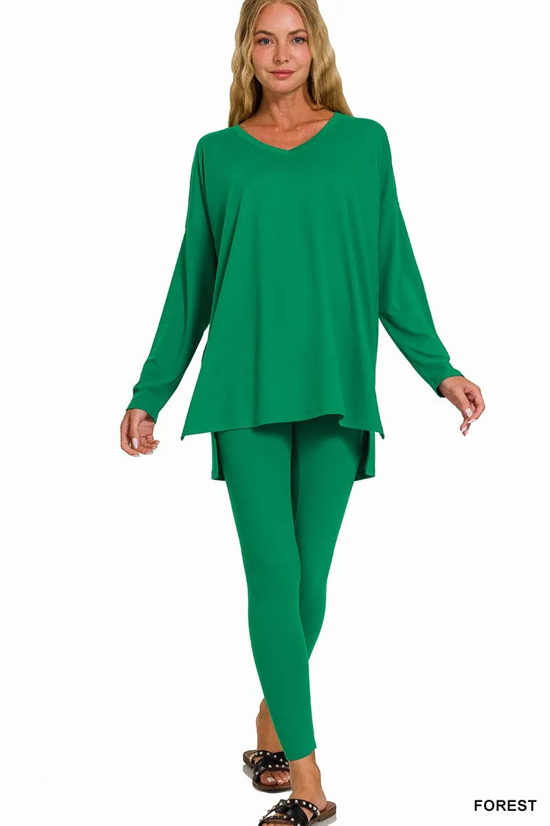 You Can't Resist This Loungewear Set - Forest